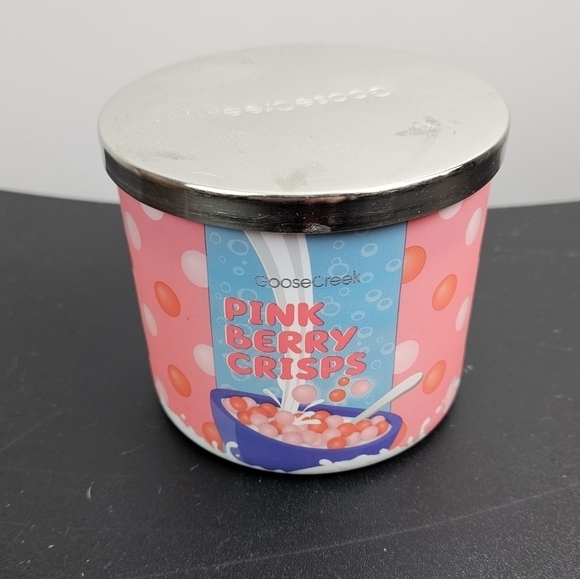 Goose Creek Pink Berry Crisps 3 Wick Candle